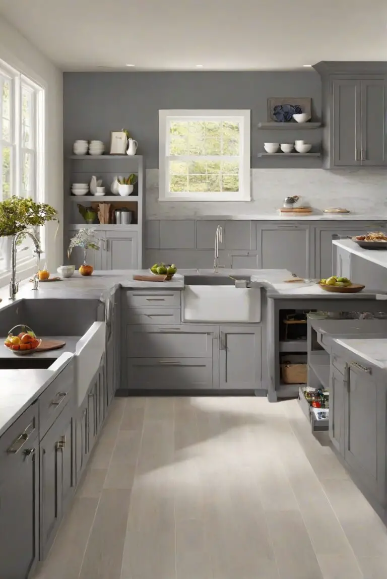 Contented SW 6191: Tranquil Tranquility – Calm Your Kitchen with SW’s Gentle Gray-Green?