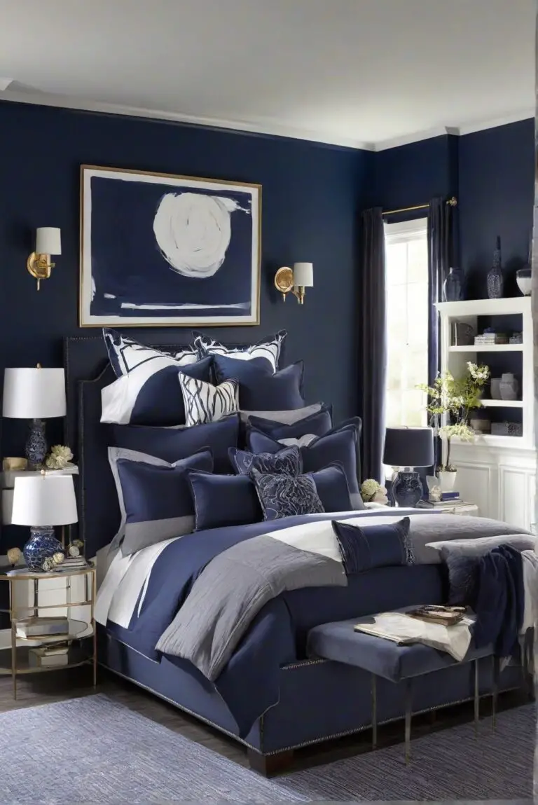 In the Navy (SW 9178): Dive into Deep Navy Depths for a Moody Atmosphere!