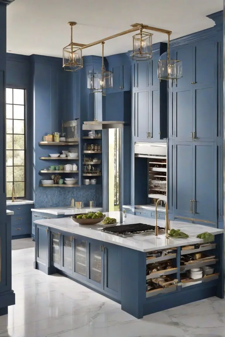 Luxe Blue: Opulent Depths – Luxuriate Your Kitchen with SW’s Royal Blue?