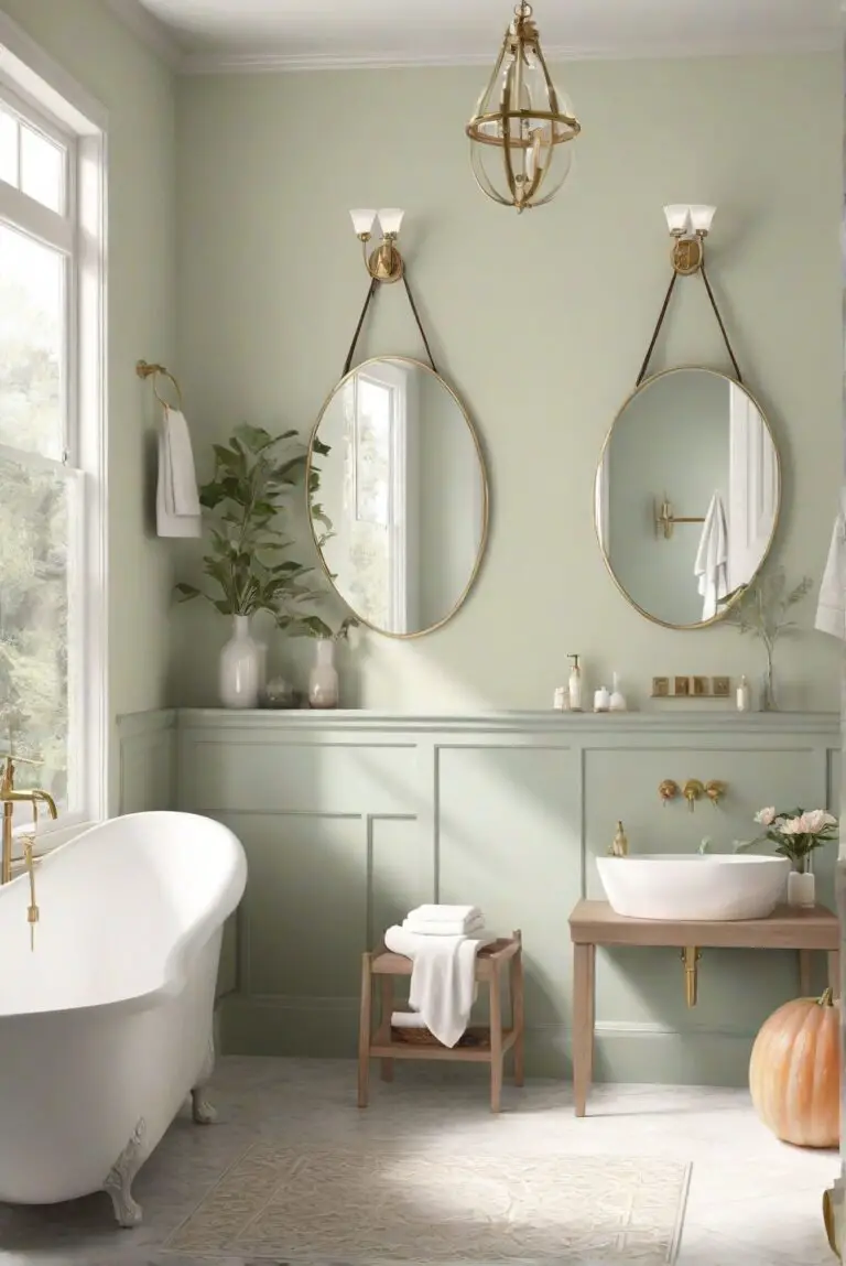 Melon Melody Magic: Refreshing Serenity for Your Bathroom (SW 6660)