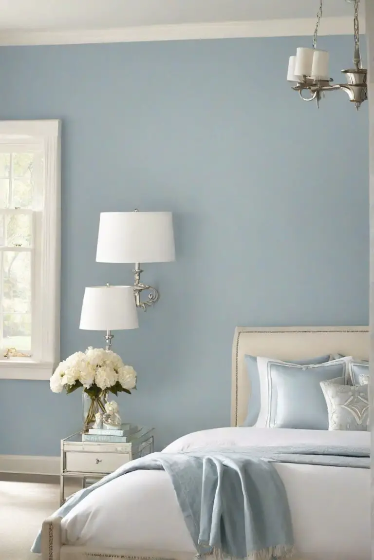 Misted Blue (820): Soft Misty Blues Creating a Calm, Serene Atmosphere!