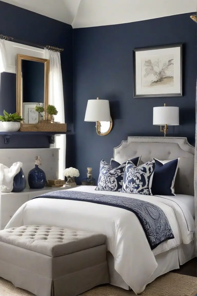Naval (SW 6244): Nautical Inspiration for Moody Elegance in Your Bedroom!