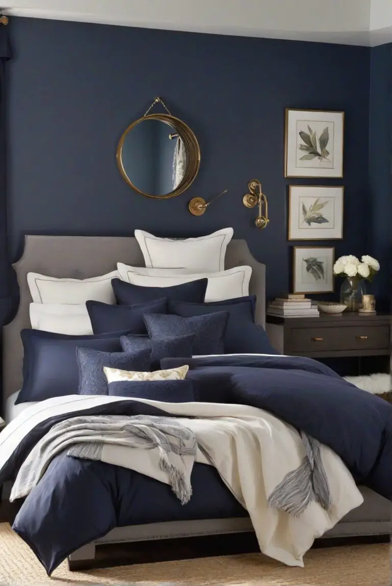 Old Navy (2063-10): Classic Navy Tones for a Sophisticated Bedroom Oasis!
