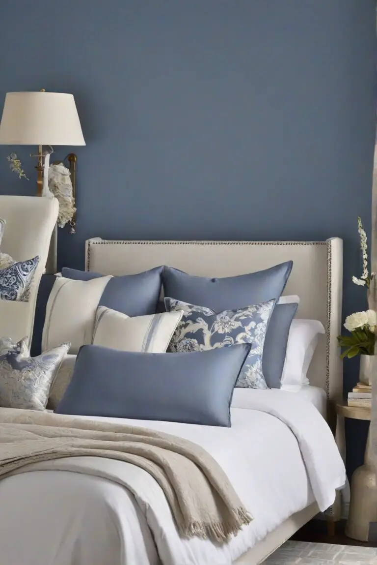 Oxford Blue (2061-10): Classic Elegance in Oxford Blues for Your Bedroom!