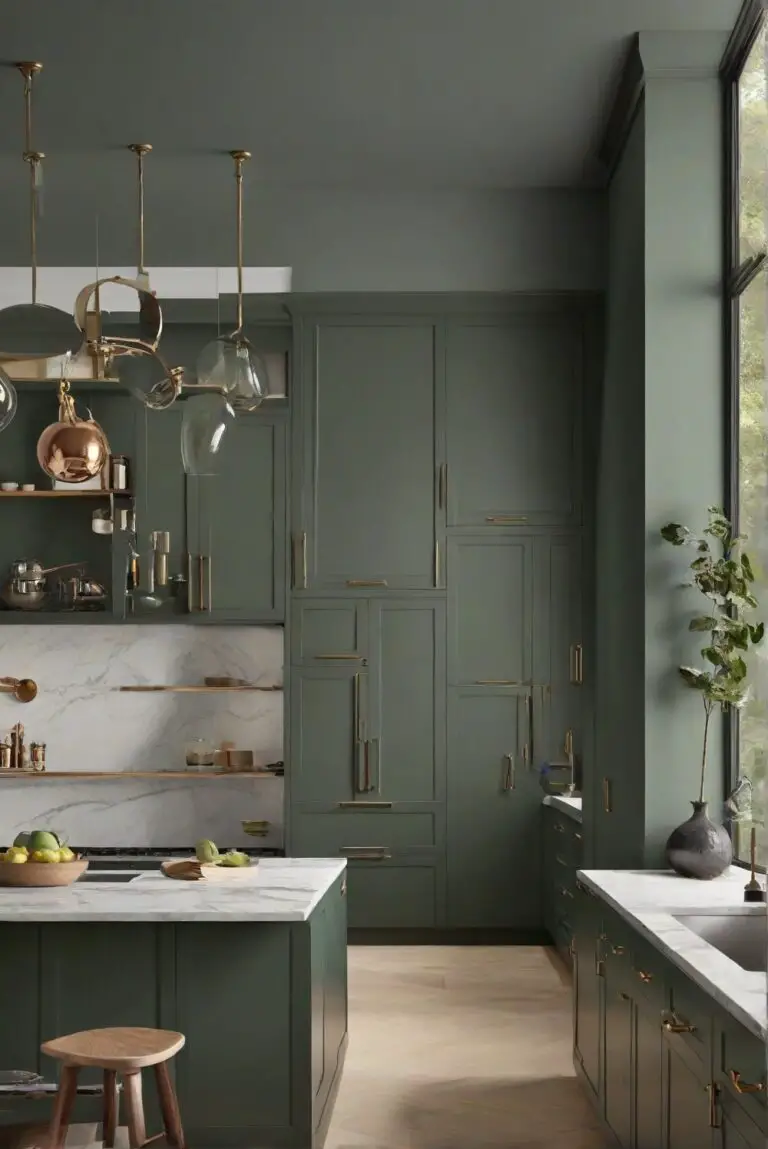 Pewter Green SW 6208: Sophisticated Slate – Enhance Your Kitchen with SW’s Refined Green?