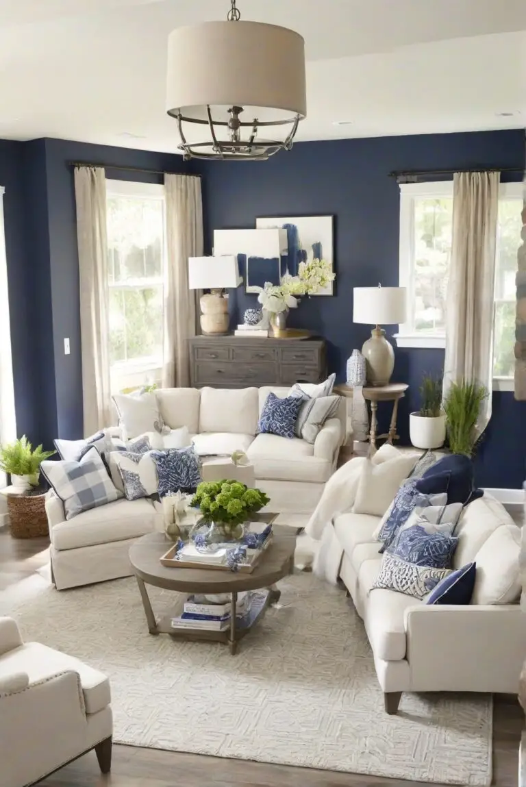 SW Anchors Aweigh (SW 9179) Living Room Refresh: Best Combo 2024!