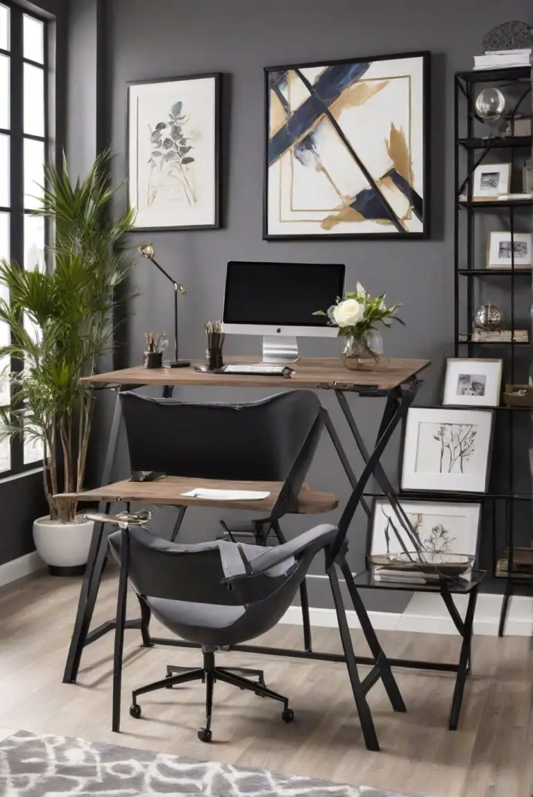 Wrought Iron (2124-10): Industrial Elegance for a Modern Office Space