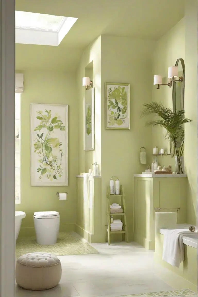 Zesty & Fresh: Key Lime (BM 2035-50) for a Professionally Painted Serene Bathroom!