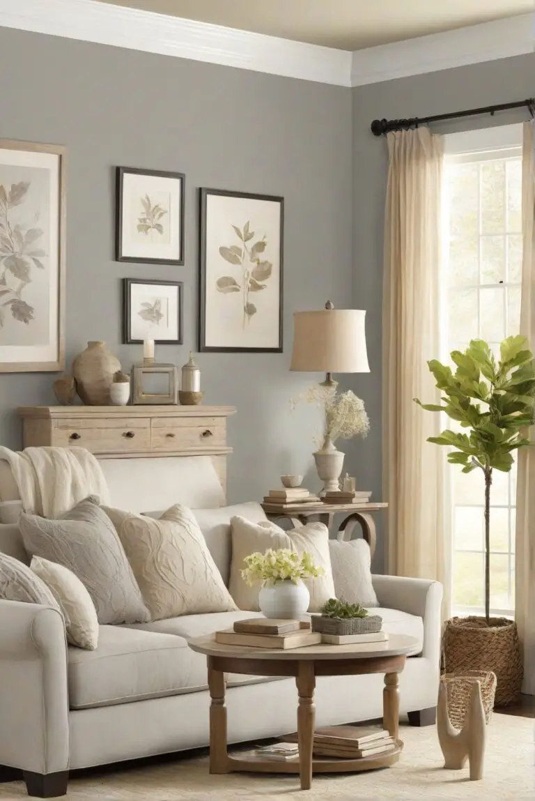 BM Boothbay Gray (HC-165): Coastal Hues Evoking Serenity in Your Bedroom Oasis!