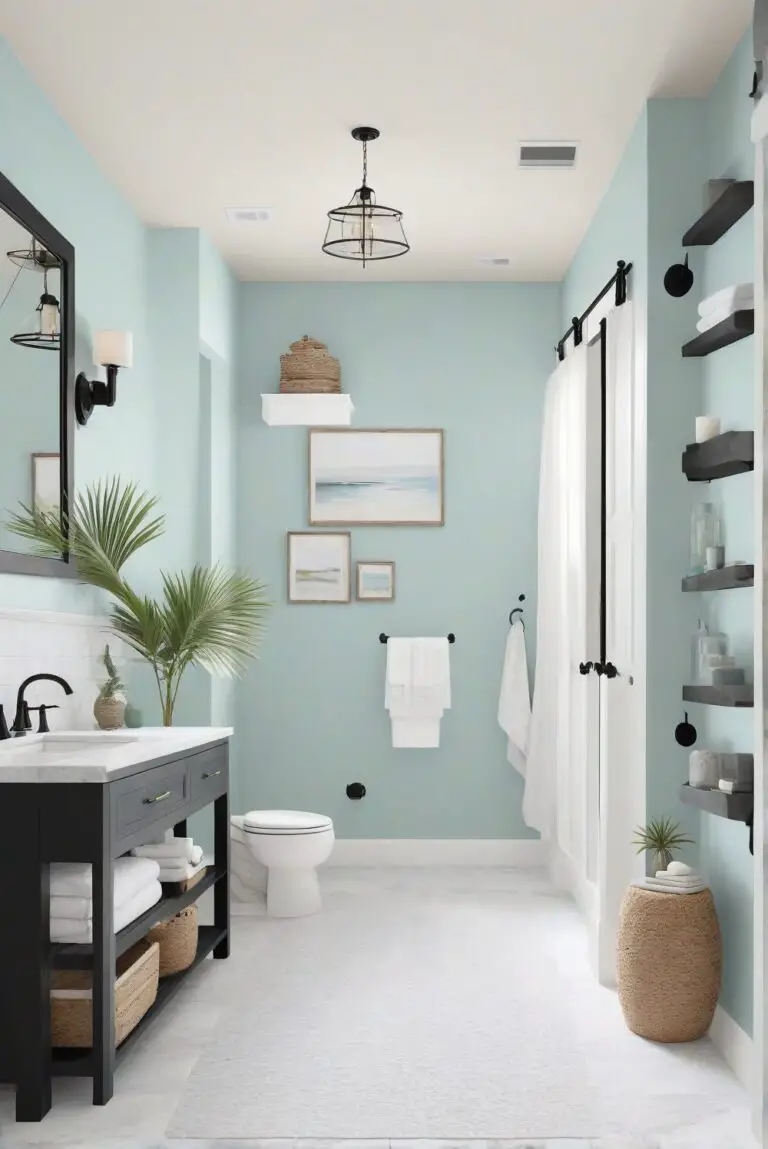Black Fox (SW 7020): Bold and Elegant in Your Coastal-Themed Bathroom!