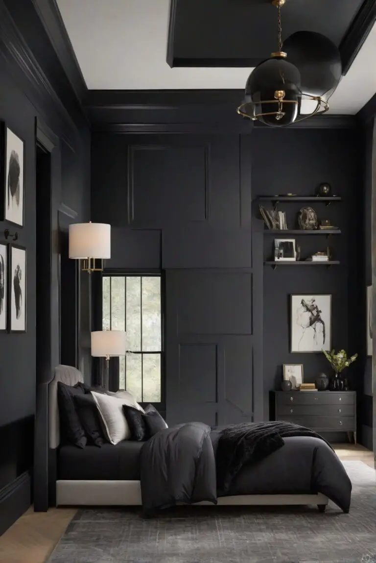 Black Magic (SW 6991): Mysterious Depth for Moody Sophistication in Your Retreat!