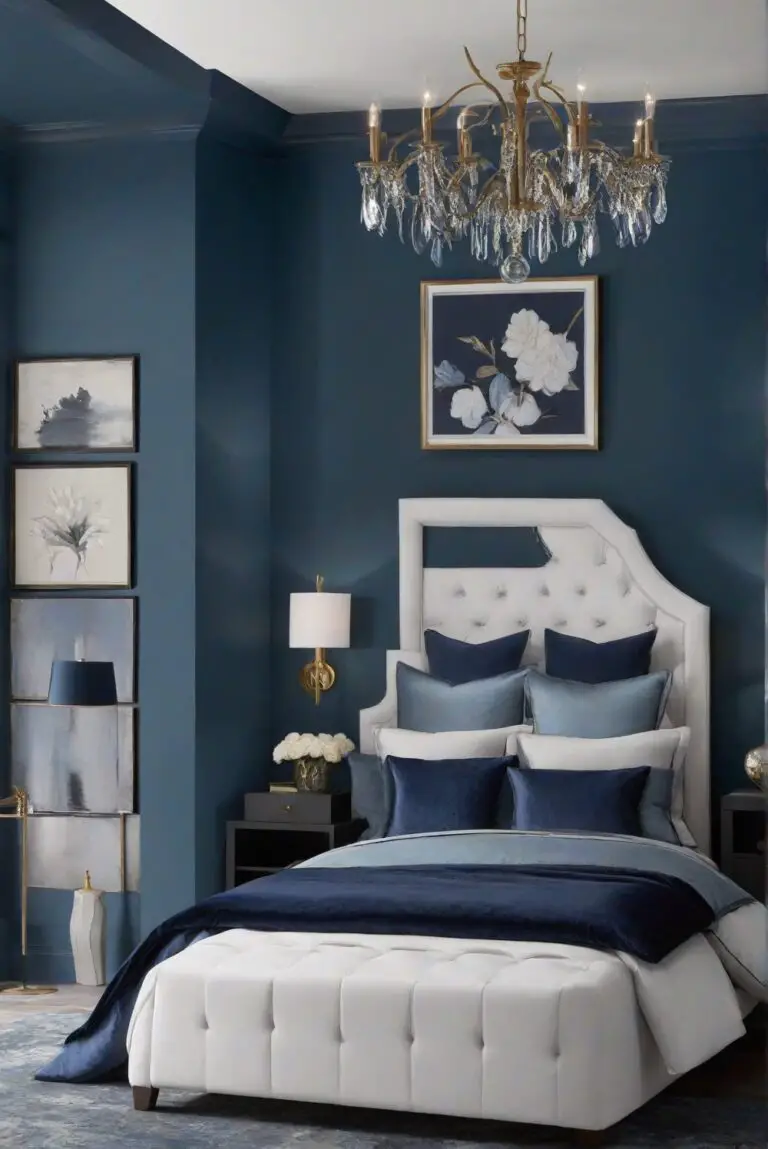 Blue Danube (2062-30): Flowing Blues Creating a Serene Mood in Your Bedroom!