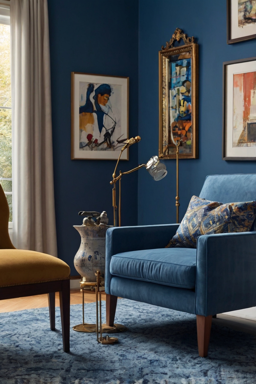 Blue suede shoes, interior design, home decor, space planning, kitchen designs, living room interior, paint color match