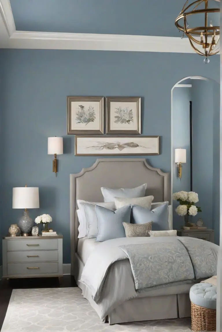 Buxton Blue (HC-149): Classic Blue Hues for Your Sophisticated Bedroom Escape!