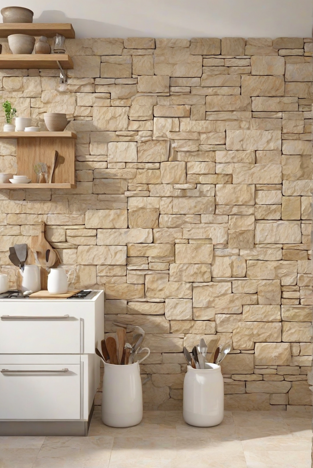 kitchen design, stone wall tiles, kitchen renovation, home renovation, interior design, home improvement, tile installation