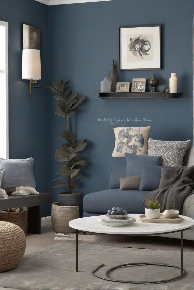 Charcoal Blue (SW 2739) – Dive into Deep Elegance for Your 2024 Walls!