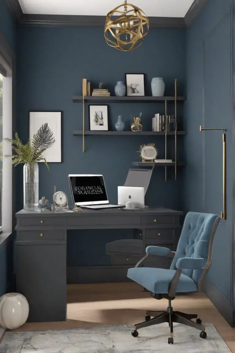 Charcoal Blue (SW 2739): Moody Blues for an Inspirational Workspace