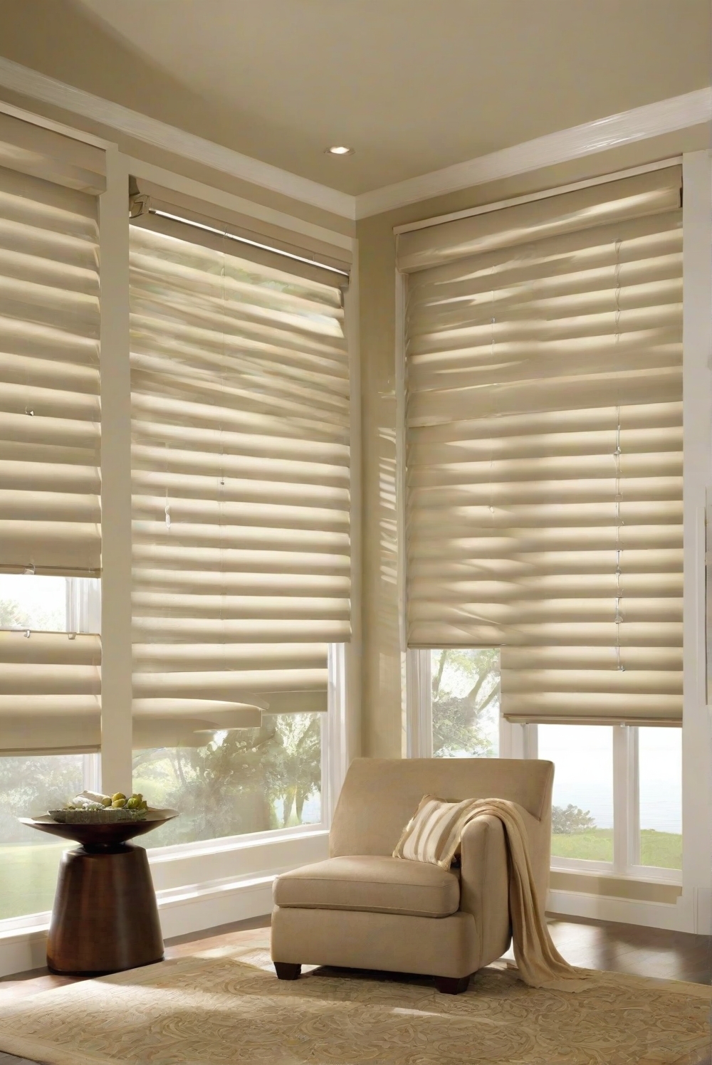 window treatment, custom curtains, curtain styles, drapery designs, roman shades, blackout blinds, venetian blinds