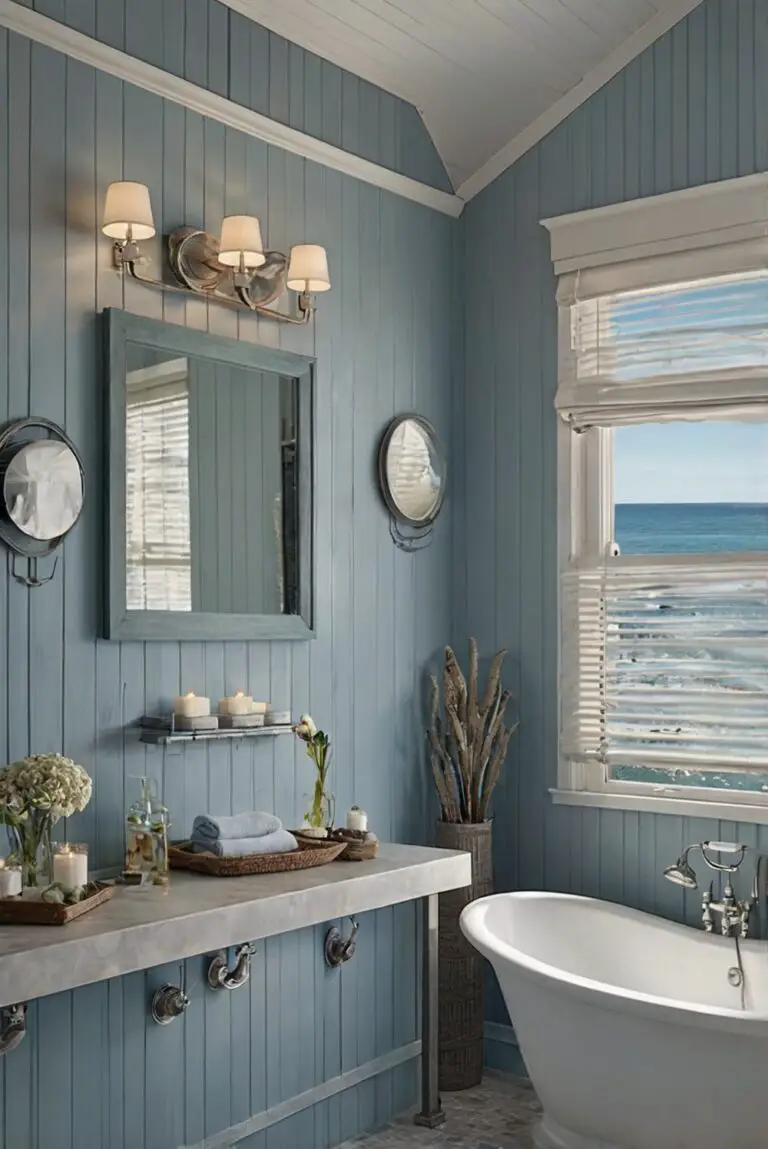 Clear Skies (2054-70): Embrace the Essence of a Cloudless Day in Your Bathroom!