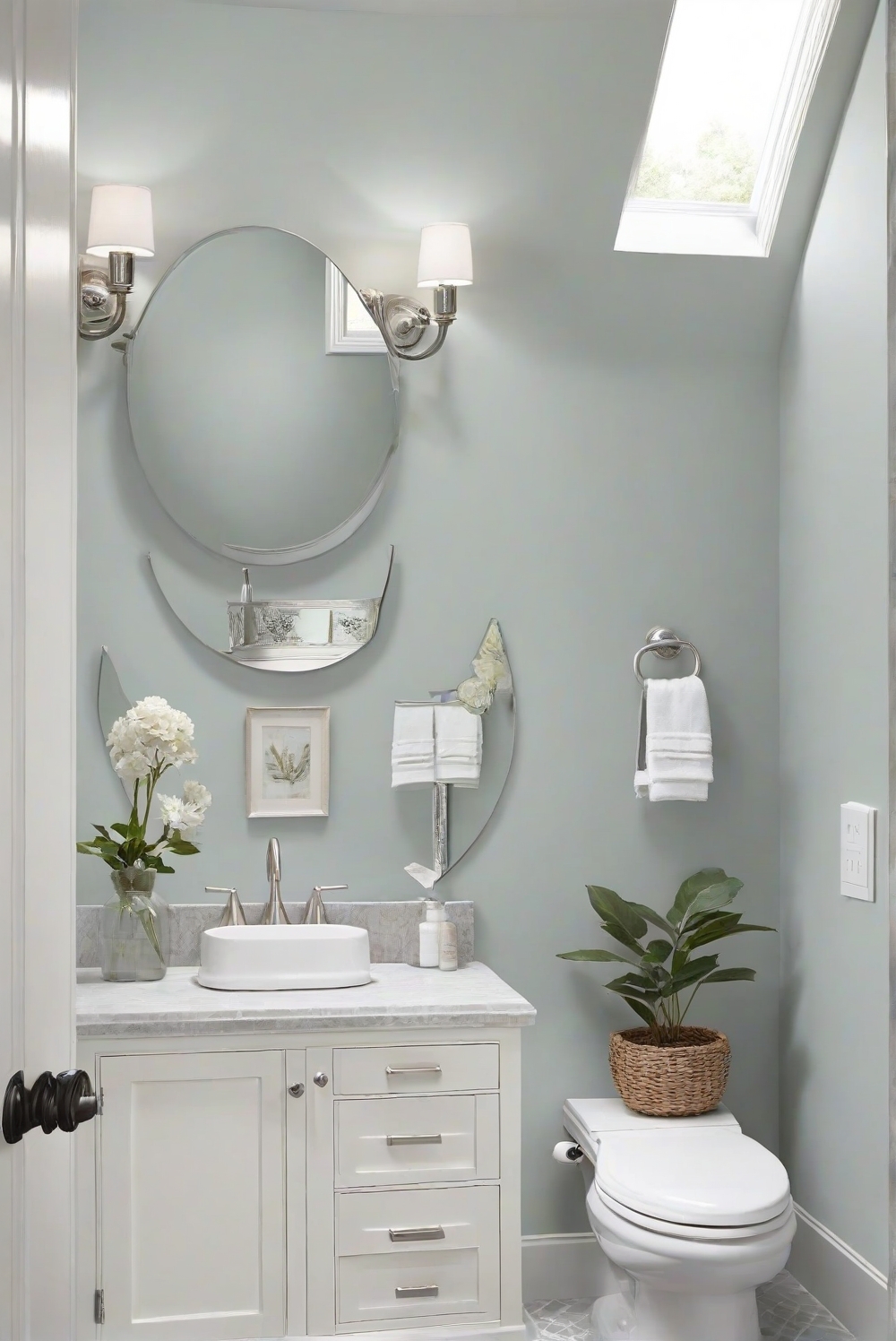 luxury bathroom design, modern bathroom renovation, coastal bathroom decor, silver strand paint color, bathroom interior design, bathroom renovation ideas, beach bathroom decor