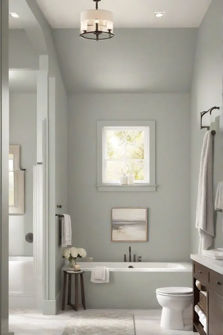 Connect to Serenity with SW Online (7072) in Your Cozy, Modern Bathroom!