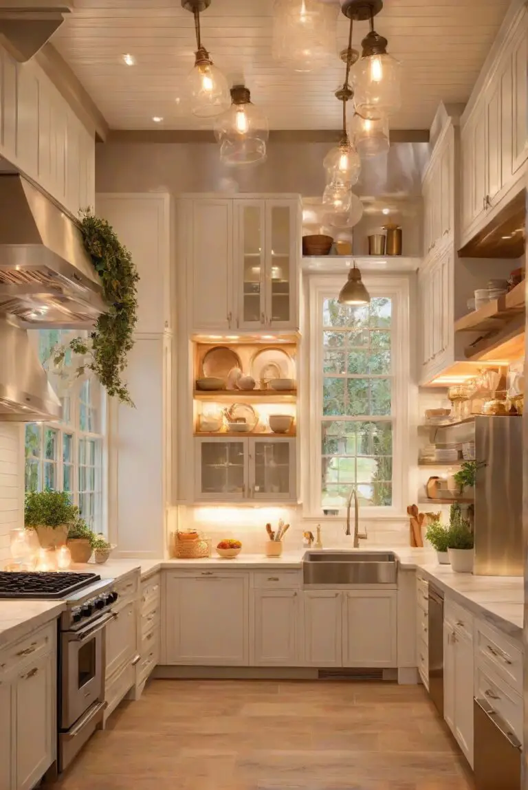 Creating a Cozy Kitchen with Warm Lighting