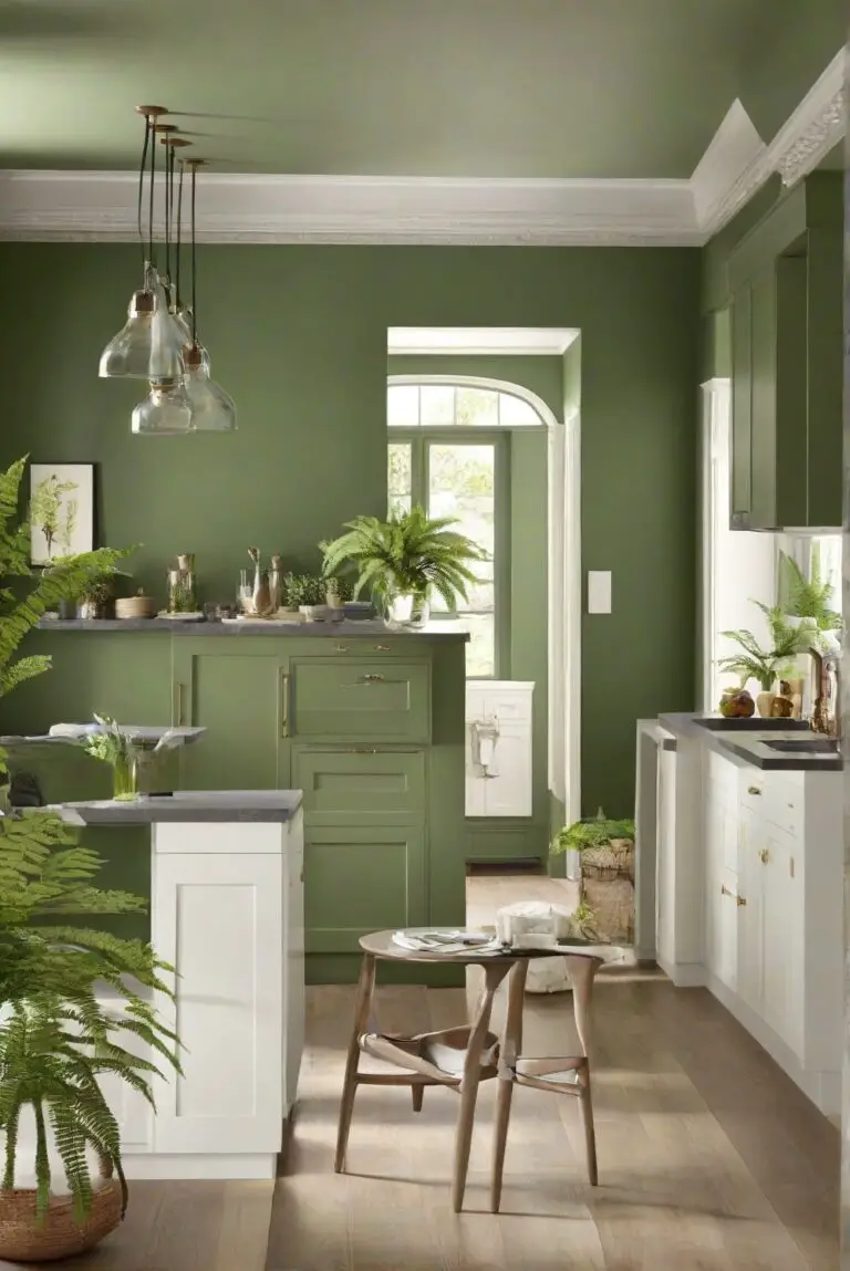 Fern Green SW 6168: Serene Woodland Retreat – Envelop Your Kitchen in SW’s Green Tranquility?