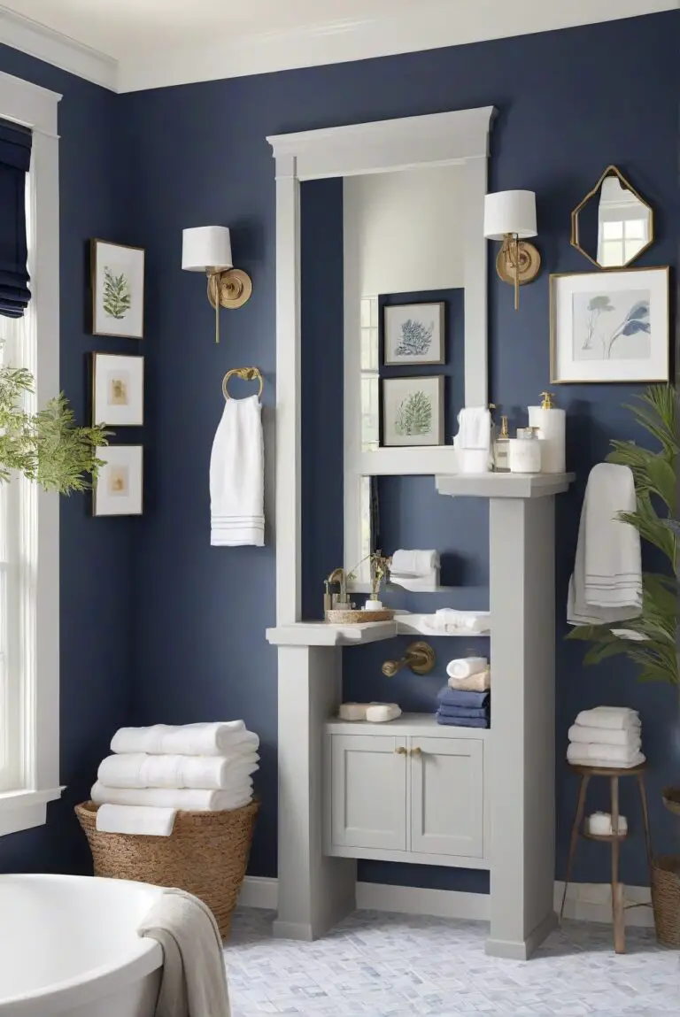 Hale Navy (HC-154): Nautical Inspiration for a Bold Statement in Your Bathroom!