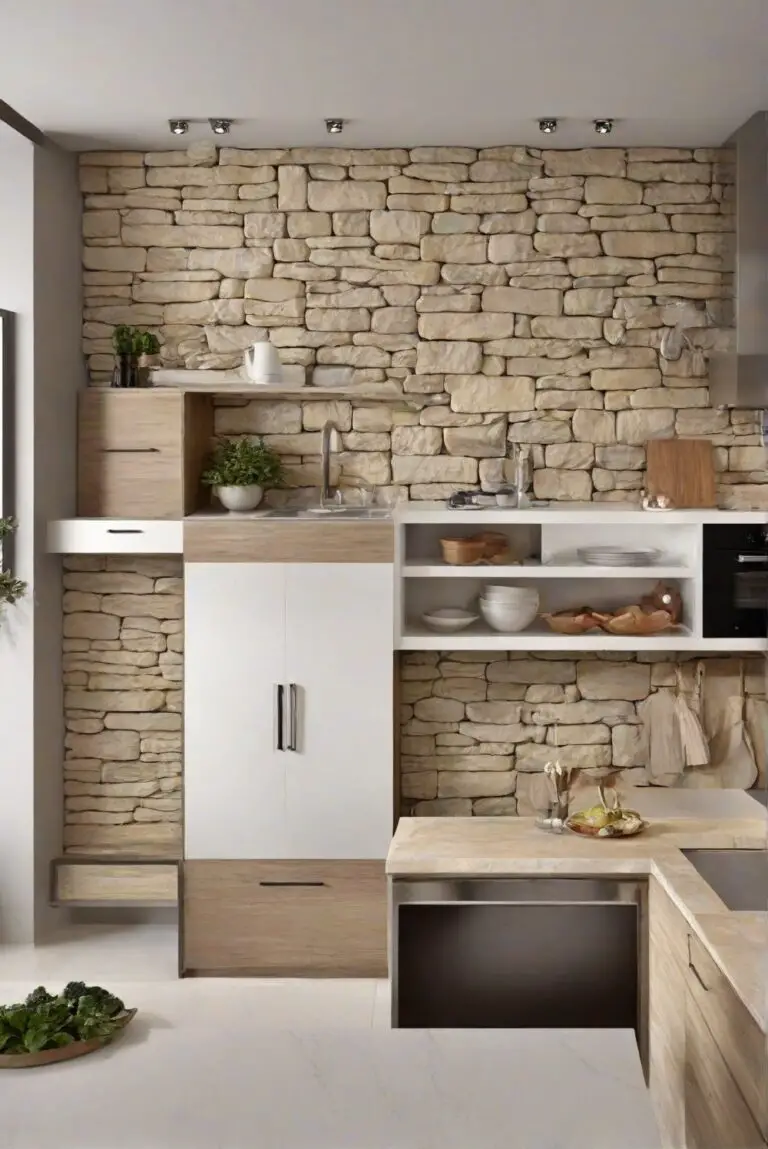 How to Decorate with Wall Stones in Your Kitchen
