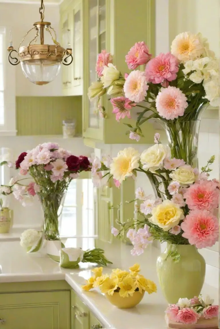Incorporating Flowers into Your Kitchen Decor