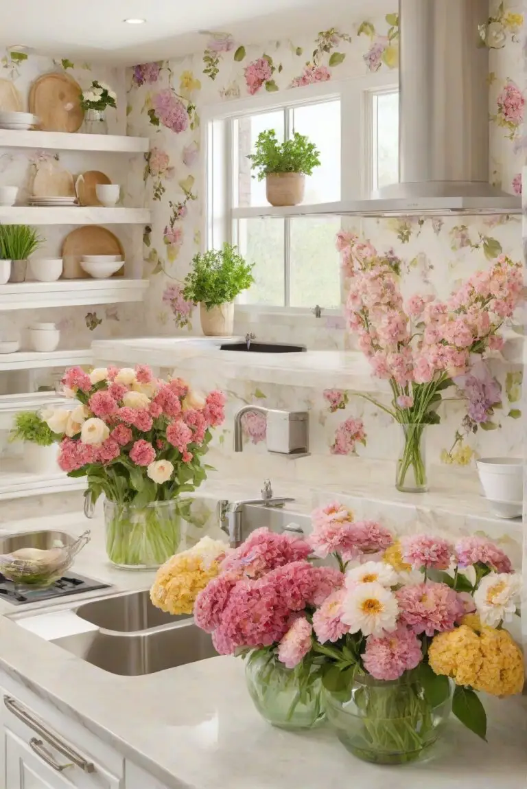 Incorporating Flowers into Your Kitchen Design