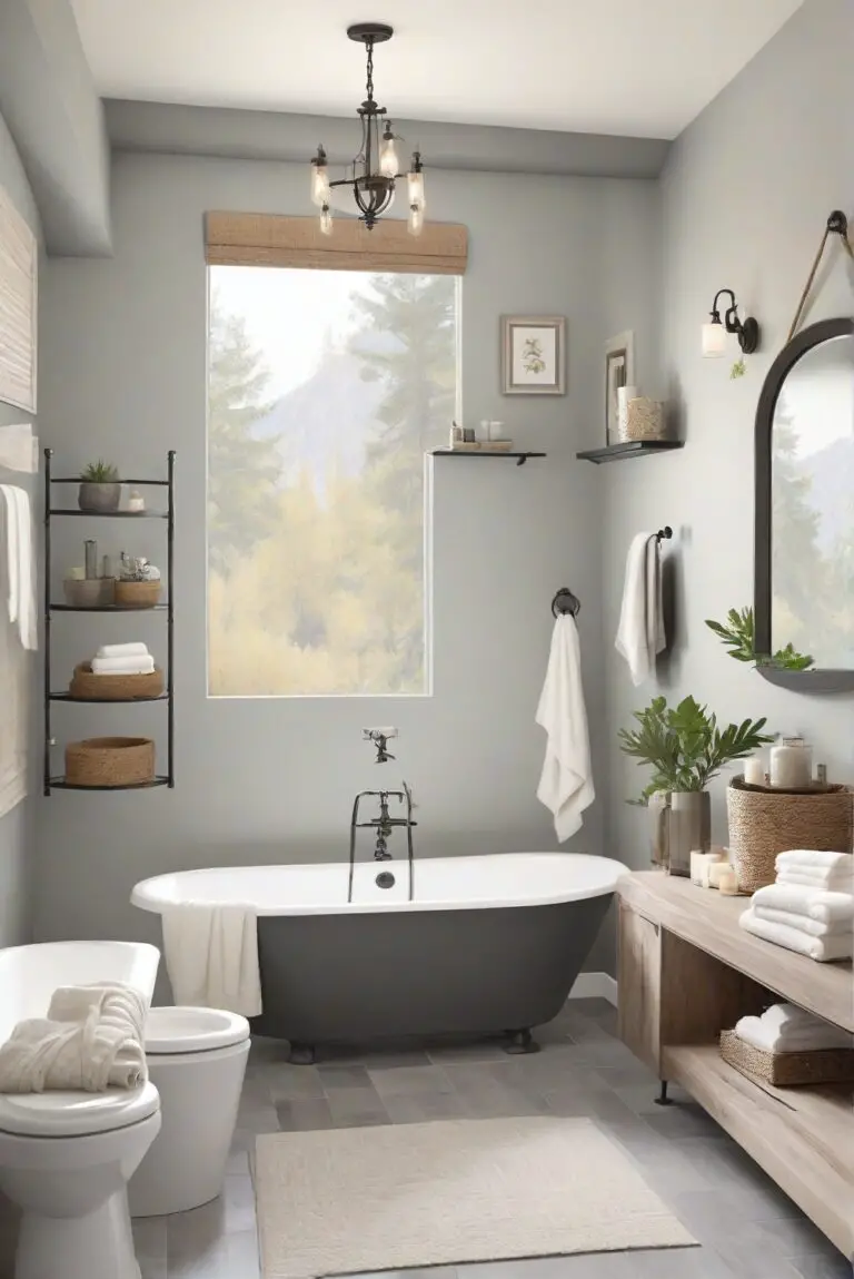 Iron Mountain (2134-30): Rich and Warm Tones for a Cozy Bathroom Space!