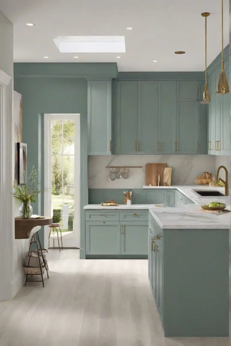 Larchmere SW 8916: Woodland Retreat – Could Your Kitchen Blossom with SW’s Subtle Green?