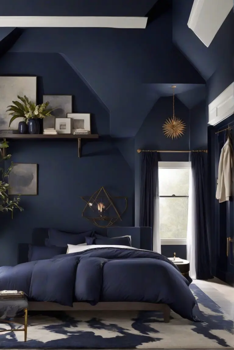 Midnight Navy (2067-10): Nights of Sophistication Await in Your Moody Bedroom!