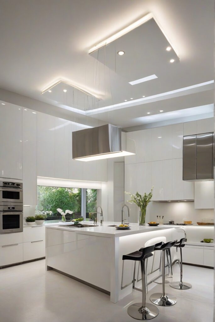 Image showcasing Modern Lighting Ideas for a Sleek Kitchen Look - upgradesign.blog
