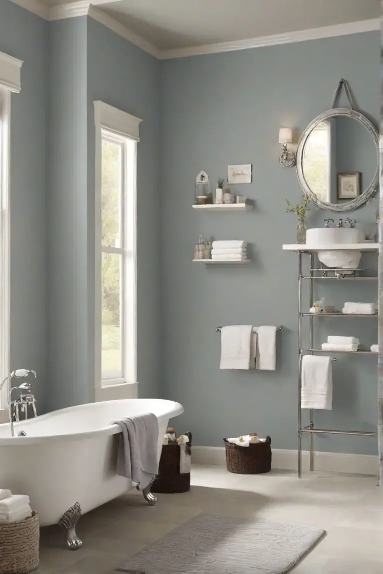 Moody Elegance: BM Stormy Monday (2112-50) Adds Depth to Your Modern Bathroom!