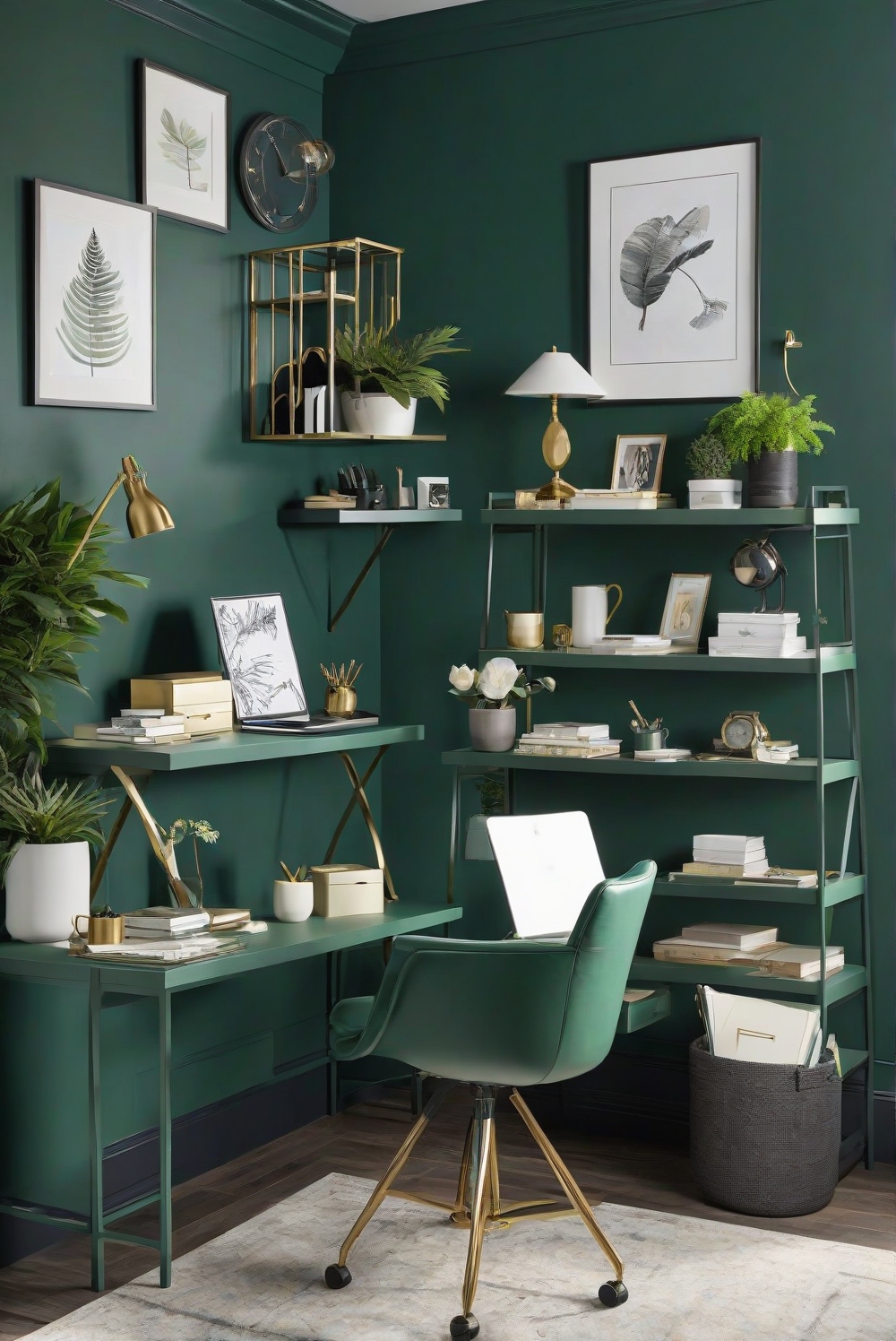 Newburg Green, Enchanted Forest, Best Wall Paint Color, Nature-inspired Tranquility, Home Decorating, Home Interior Design, Interior Bedroom Design