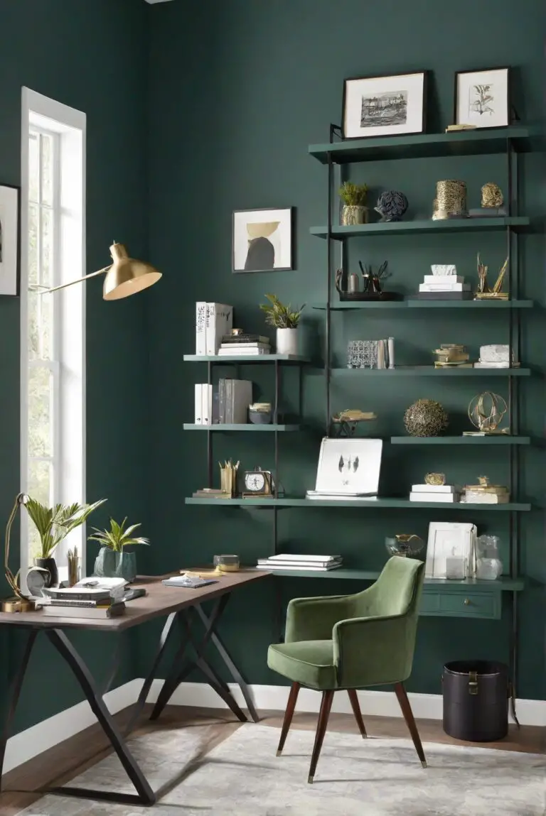 Newburg Green (HC-158): Rich Hues for a Luxurious Home Office