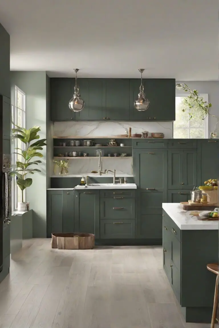 Pewter Green SW 6208: Sophisticated Slate – Enhance Your Kitchen with SW’s Refined Green?
