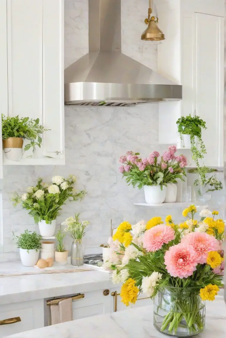 Pro Tips for Decorating Your Kitchen with Flowers