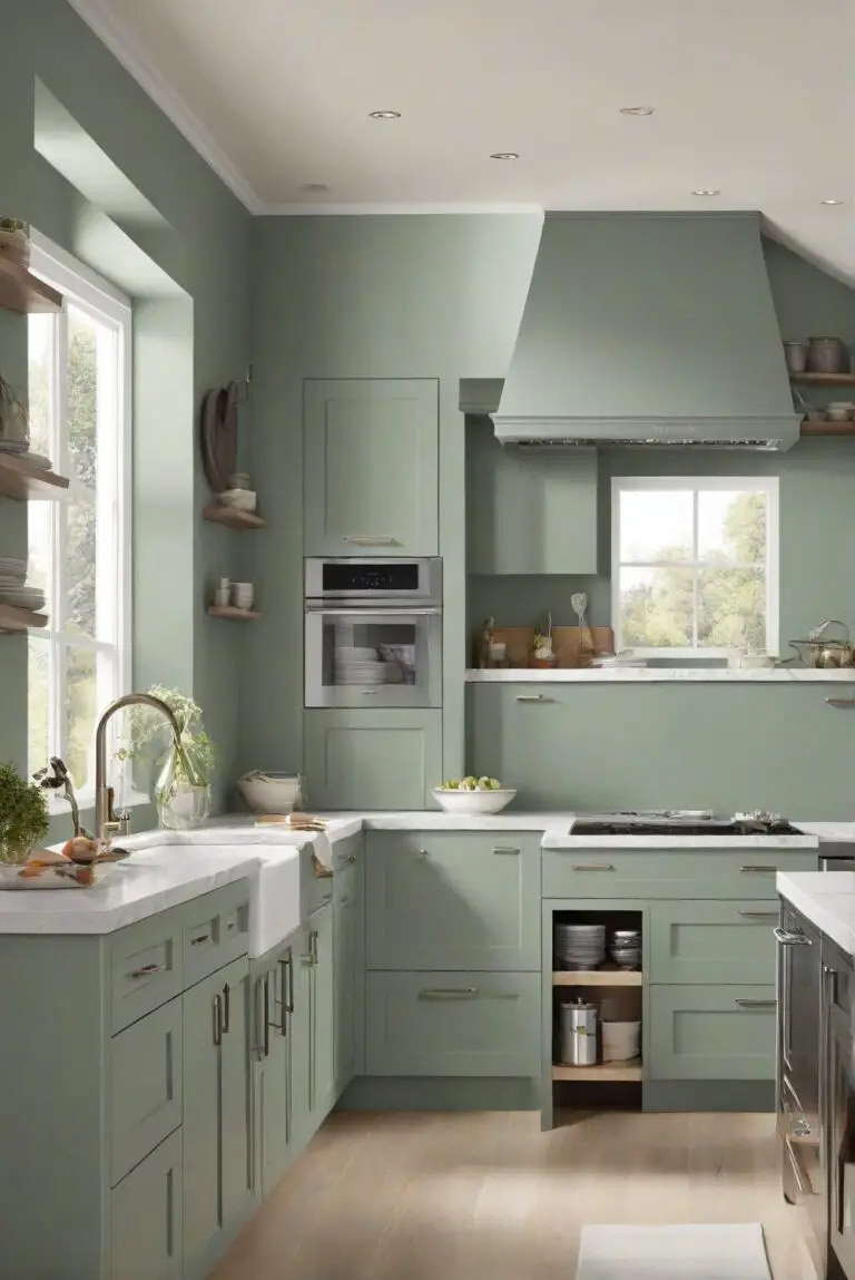 Rainwashed SW 6211: Coastal Breeze – Does Your Kitchen Yearn for SW’s Soft Seaside Shade?