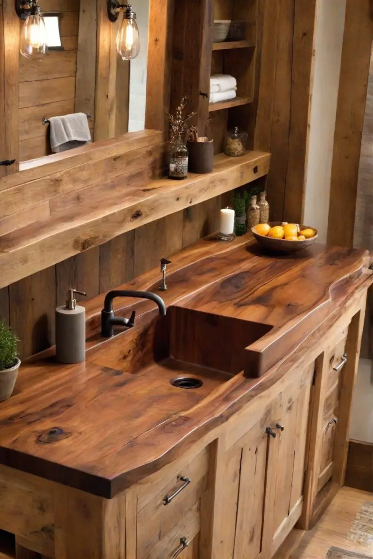 Rustic Charm: Wood Sink Ideas for Your Kitchen