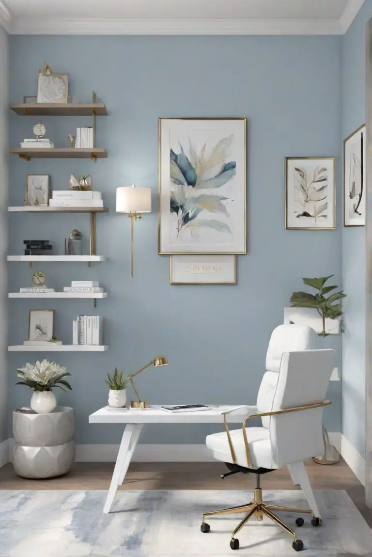 Serenity (2055-60): Calm Retreat – Best Wall Paint Color 2024 for Peaceful Workdays