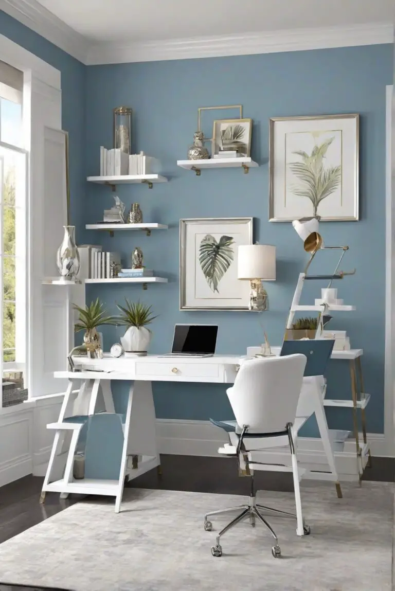 Sky High (SW 6504): Airy Inspiration for a Productive Workspace
