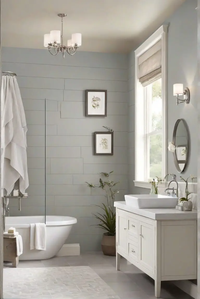 Sleek and Chic: BM Flint (AF-560) Adds Modern Flair to Your Serene Bathroom!