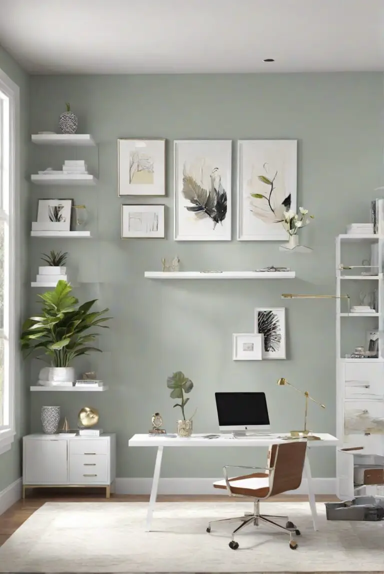 Soothing White (SW 5820): Serene Simplicity for a Peaceful Home Office