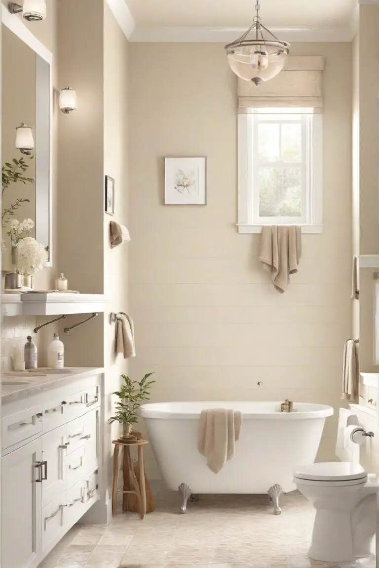 Swiss Coffee (OC-45): Warmth and Inviting Atmosphere for Your Bathroom!