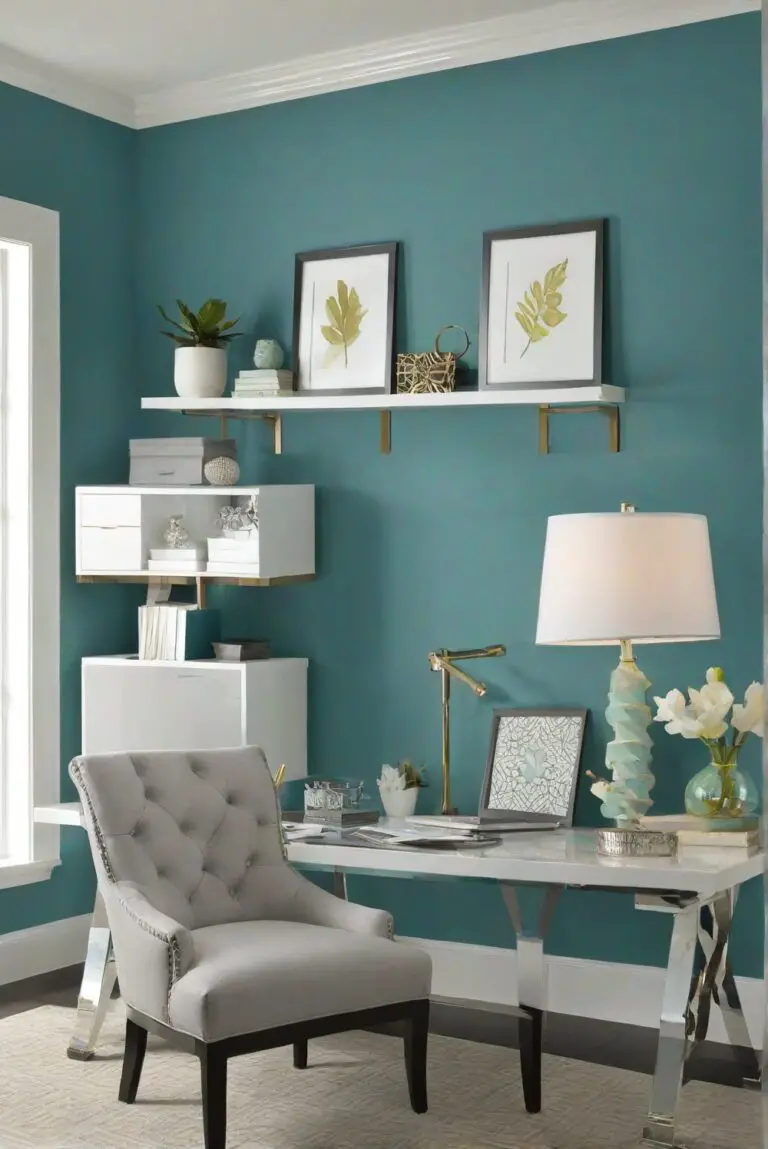 Tame Teal (SW 6757): Tranquil Depths – Best Wall Paint Color 2024 for Serene Spaces