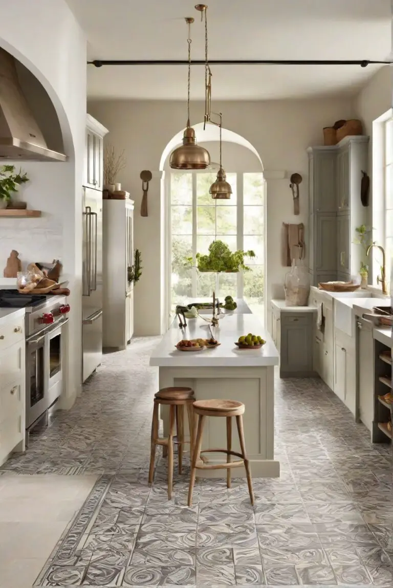 The Charm of Patterned Flooring in Kitchens