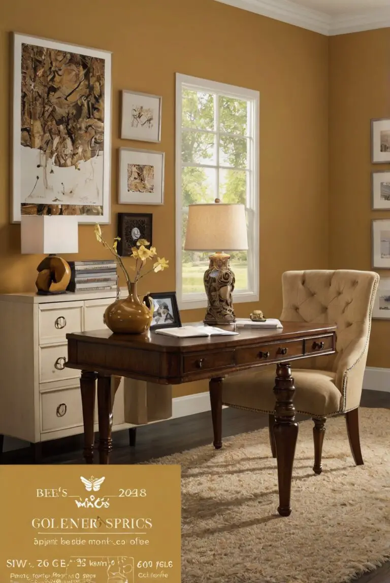 Bee’s Wax SW 7682: Golden Honey – Top Paint 2024 for Warm Inviting Spaces